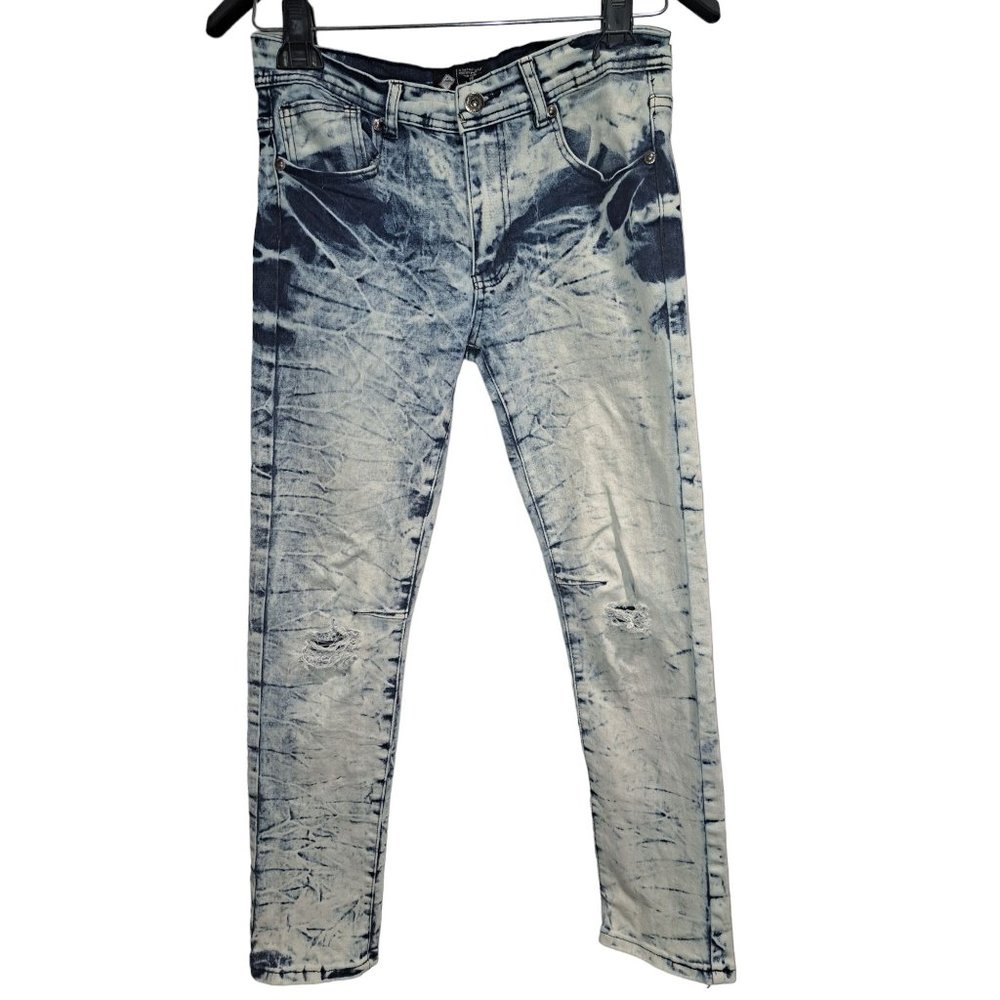 Road Narrows Size 16  Stone Wash Distressed Jeans